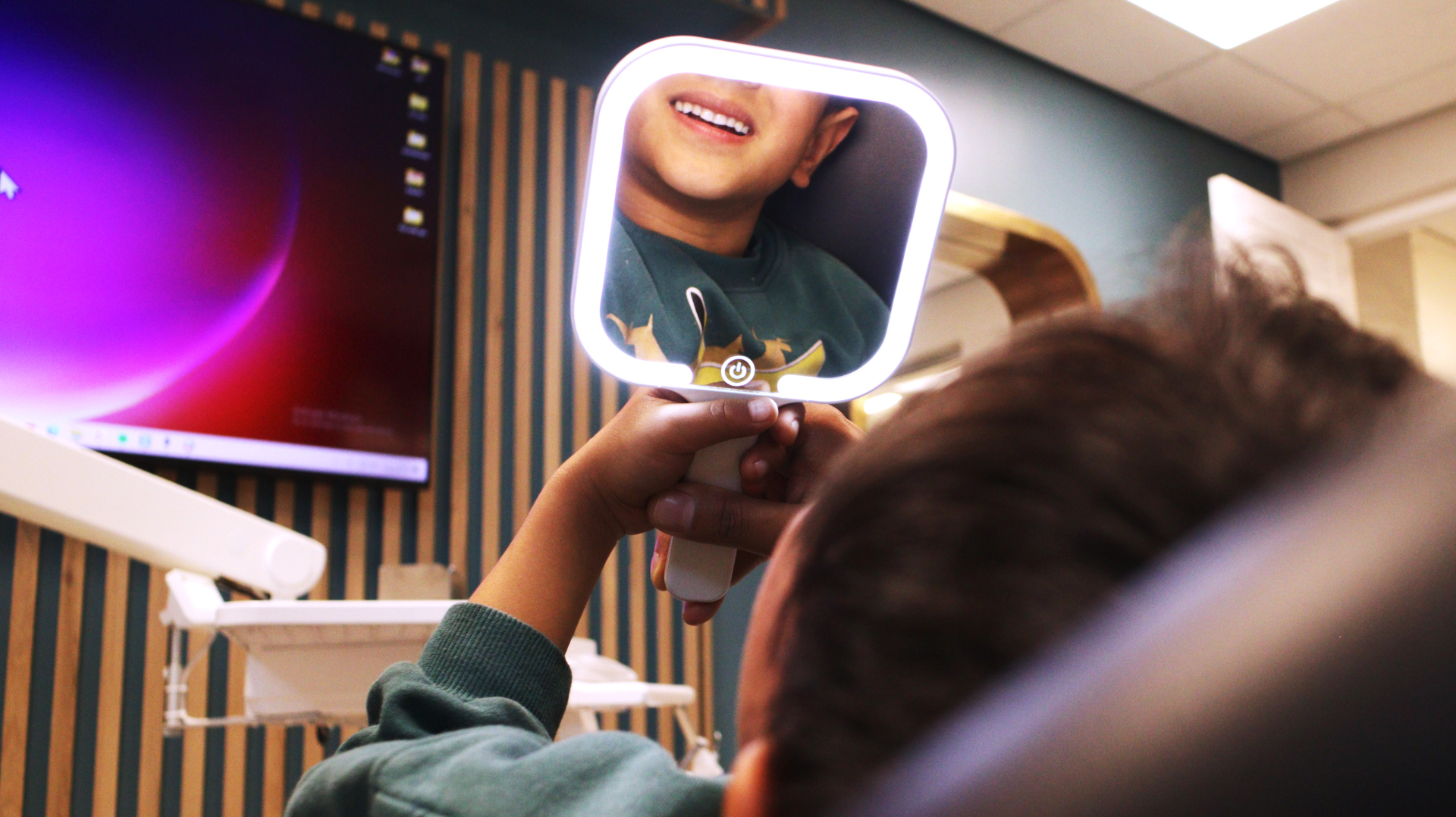 Our facilities and team happily accommodates children in a warm atmosphere that includes cartoons.